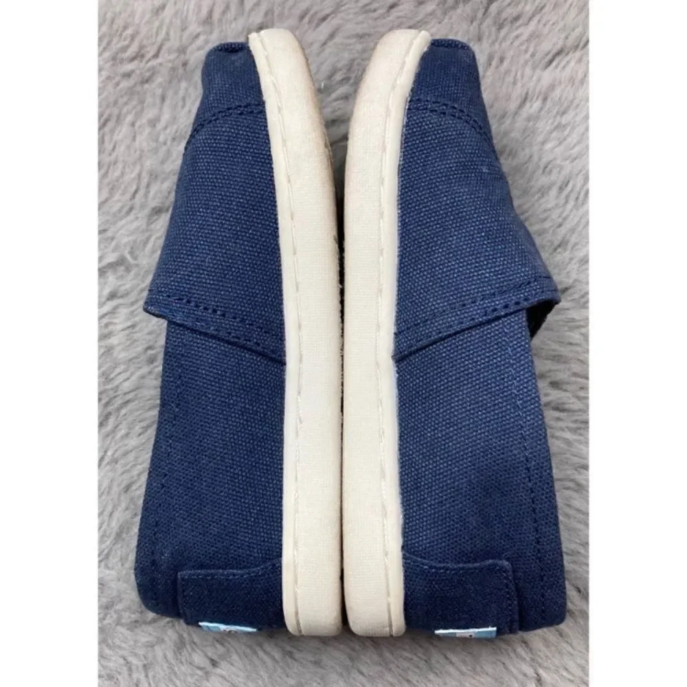 Toms 2.0 alpargata slip on shoes in Navy canvas - Picture 5 of 5